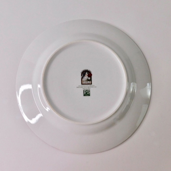 A CHRISTMAS STORY Susan Winget Salad Dessert Plate 8.25” Santa Up On the House - Picture 4 of 5